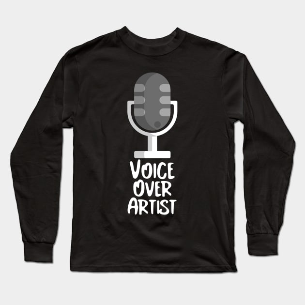 Voice Over Artist, darker Long Sleeve T-Shirt by Salkian @Tee